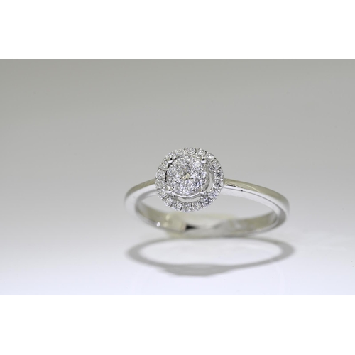 64 - Diamond Ring set in 18ct White Gold