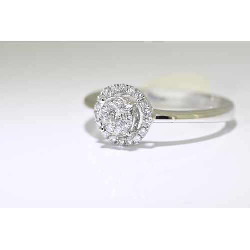 64 - Diamond Ring set in 18ct White Gold