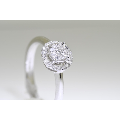 64 - Diamond Ring set in 18ct White Gold