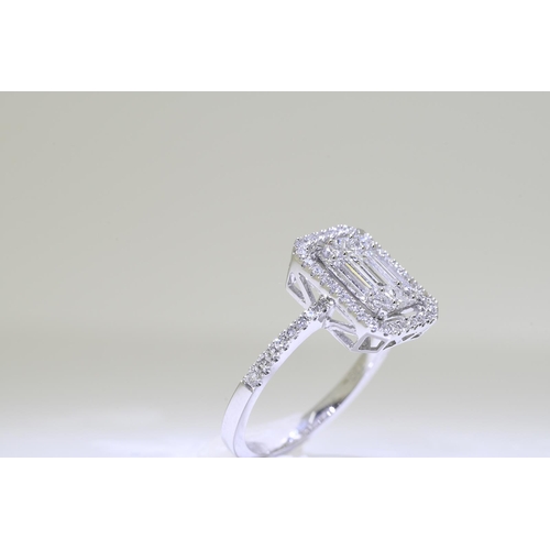 8 - Diamond Ring set in 18ct White Gold