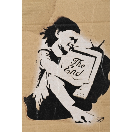 10 - Original Banksy Dismaland Stencil Artwork