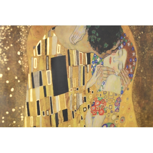 12 - 22carat Gold Leaf Limited Edition Silkscreen by Gustav Klimt 