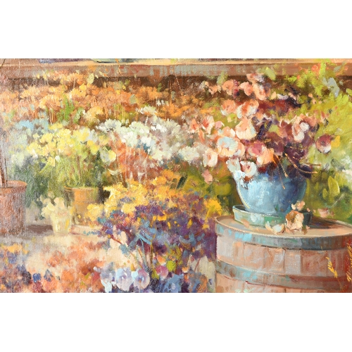 35 - Very Large Oil on Canvas by Italian Artist Raffandre