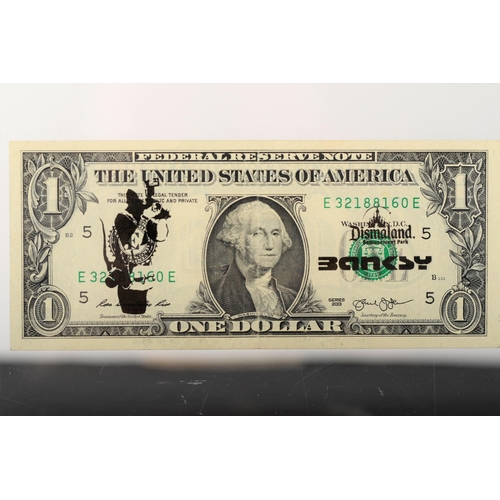 11 - Banksy Dismaland Original One Dollar Bill