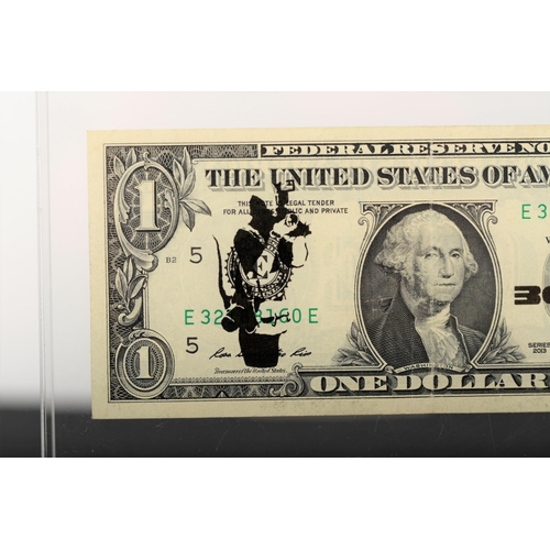 11 - Banksy Dismaland Original One Dollar Bill