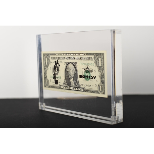 11 - Banksy Dismaland Original One Dollar Bill