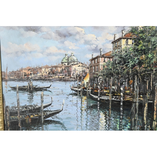 22 - Original Italian Oil on Canvas of Venice.