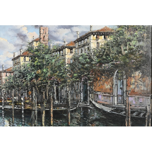 22 - Original Italian Oil on Canvas of Venice.