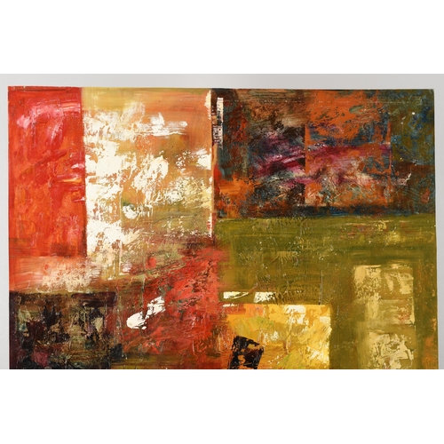 94 - Original Abstract Painting on Canvas Board