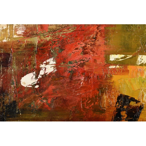 94 - Original Abstract Painting on Canvas Board