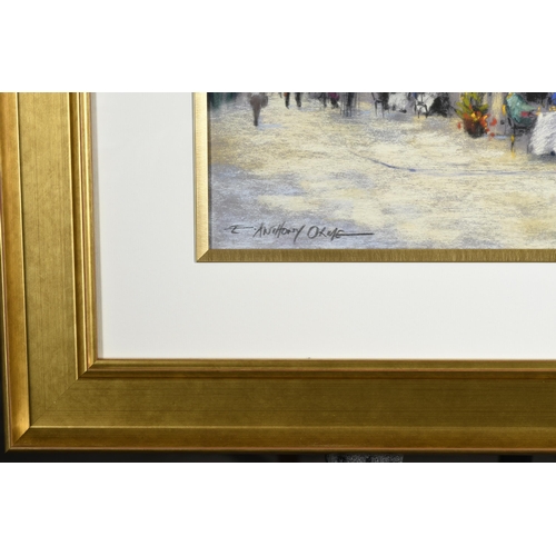 97 - Colourful Original Painting of French Scene by Anthony Orme