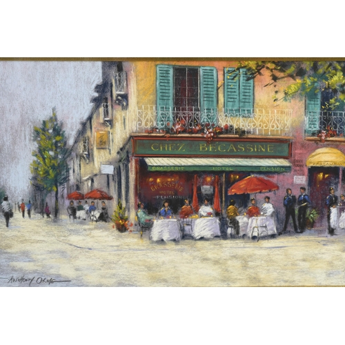 97 - Colourful Original Painting of French Scene by Anthony Orme