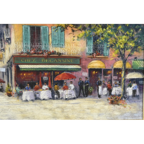 97 - Colourful Original Painting of French Scene by Anthony Orme