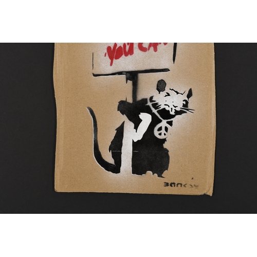 13 - Banksy Stencil and Aerosol