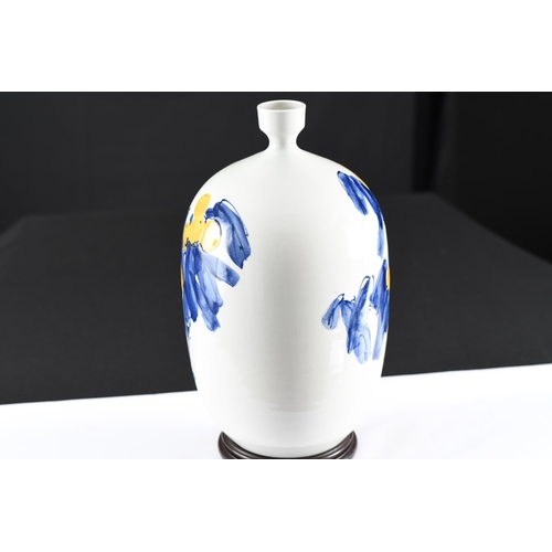 142 - Hand Made Porcelain Vase