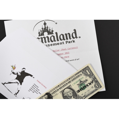 15 - Banksy Original Dismaland Dollar Bill