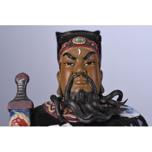 19 - Original Hand Sculptured Shiwan Figure