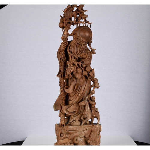 26 - Carved Sandalwood Figure