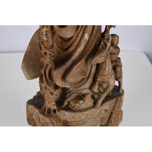 26 - Carved Sandalwood Figure