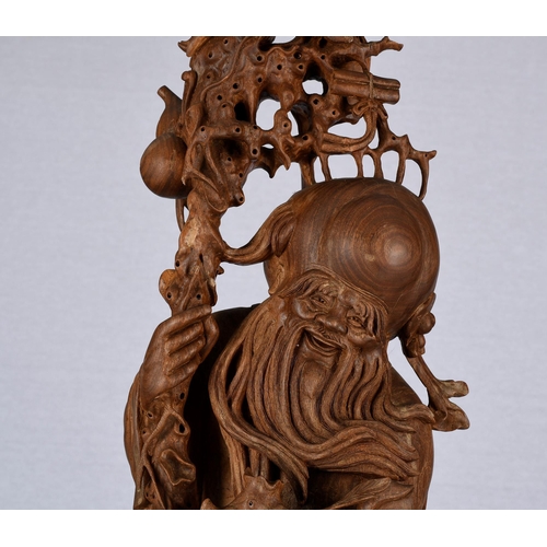 26 - Carved Sandalwood Figure