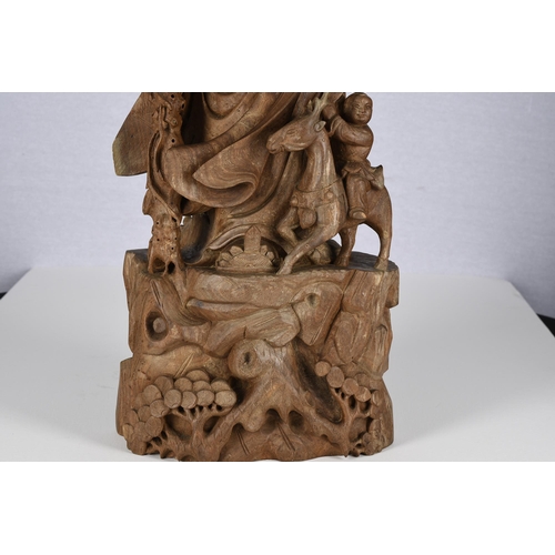 26 - Carved Sandalwood Figure