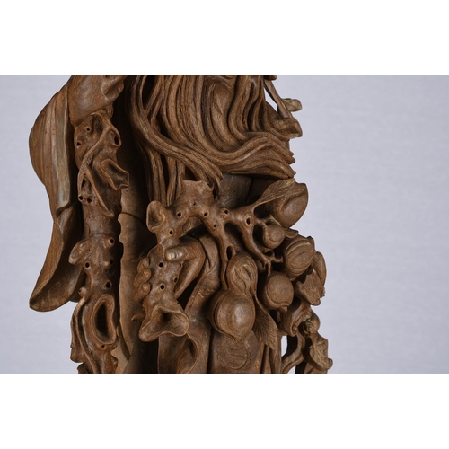 26 - Carved Sandalwood Figure