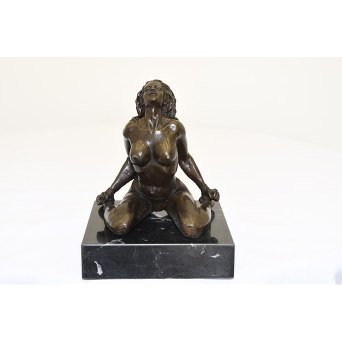 54 - Bronze Lady Figurine