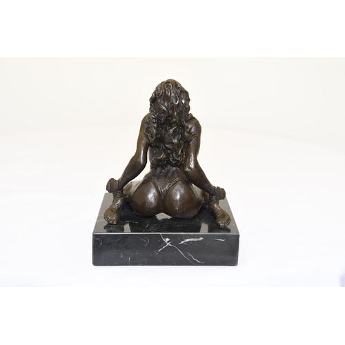 54 - Bronze Lady Figurine