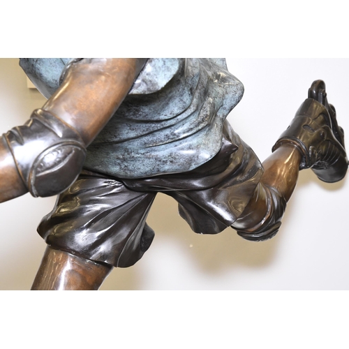 61 - 4ft Heavy Bronze Art Sculpture