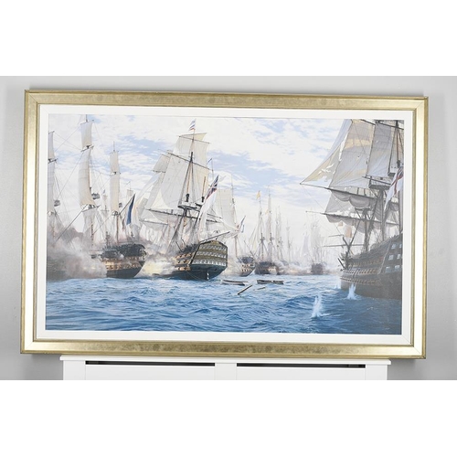 68 - Framed Limited Edition on Canvas by World Renowned Marine Artist Steven Dews 