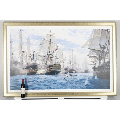 68 - Framed Limited Edition on Canvas by World Renowned Marine Artist Steven Dews 