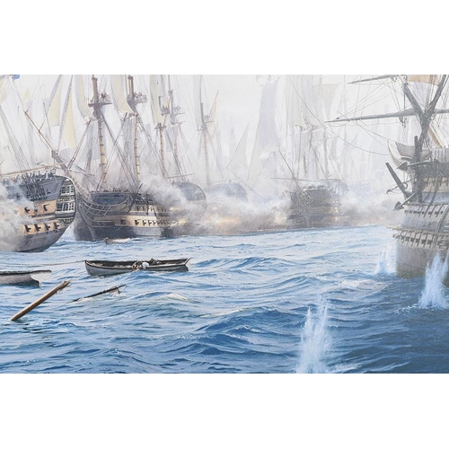 68 - Framed Limited Edition on Canvas by World Renowned Marine Artist Steven Dews 