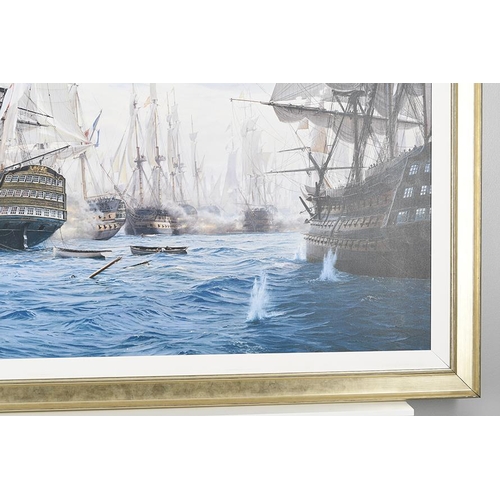 68 - Framed Limited Edition on Canvas by World Renowned Marine Artist Steven Dews 