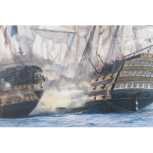 68 - Framed Limited Edition on Canvas by World Renowned Marine Artist Steven Dews 