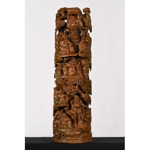 93 - Rare Intricate Sandalwood Wood Carving