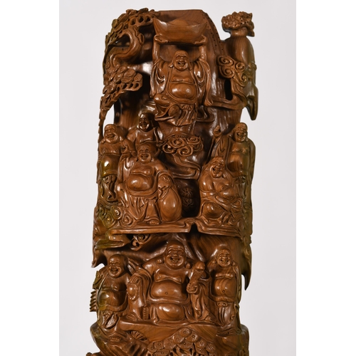 93 - Rare Intricate Sandalwood Wood Carving