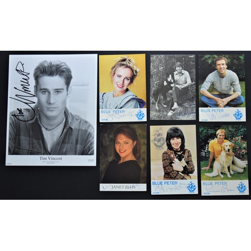 113 - BLUE PETER PRESENTERS Original signatures