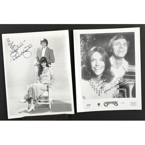 122 - THE CARPENTERS Original signatures