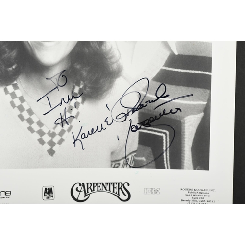 122 - THE CARPENTERS Original signatures