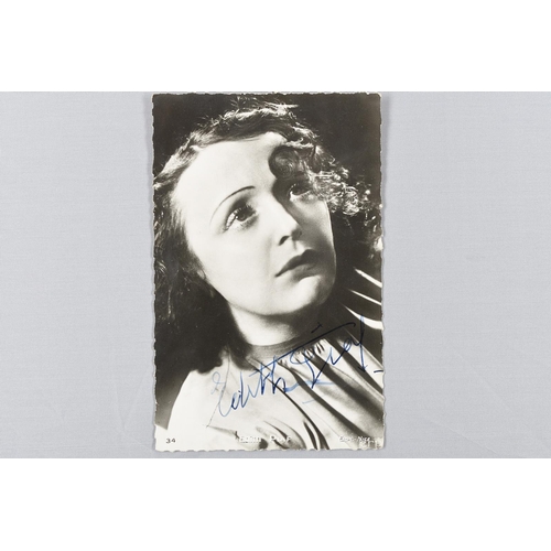 214 - EDITH PIAF (1915-1963) Original signature