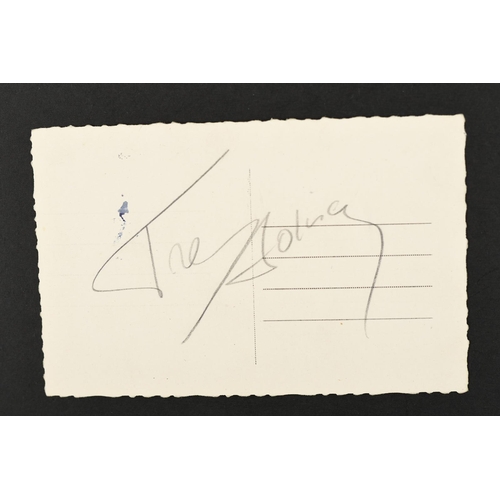 214 - EDITH PIAF (1915-1963) Original signature