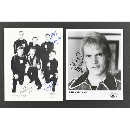 234 - BOBBY VEE & BRIAN HYLAND Original signatures