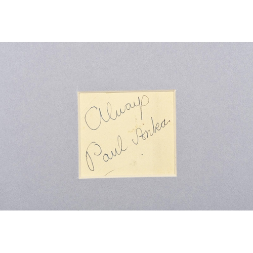 241 - GENE PITNEY, PAUL ANKA & LEN BARRY Original signatures