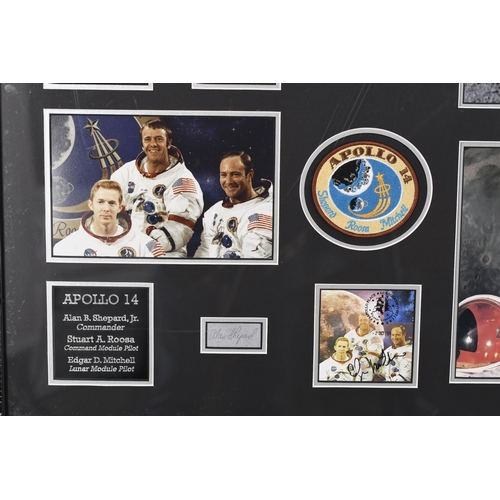 3 - Stunning Apollo Astronauts Presentation with 18 Original Signatures