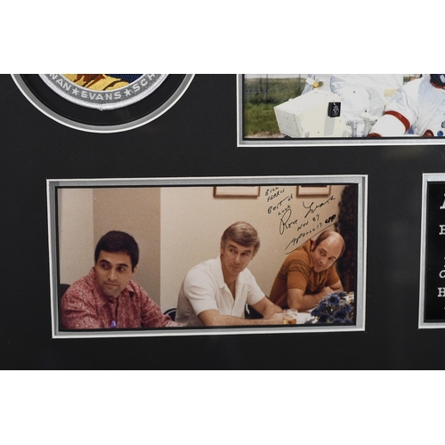 3 - Stunning Apollo Astronauts Presentation with 18 Original Signatures