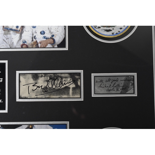 3 - Stunning Apollo Astronauts Presentation with 18 Original Signatures