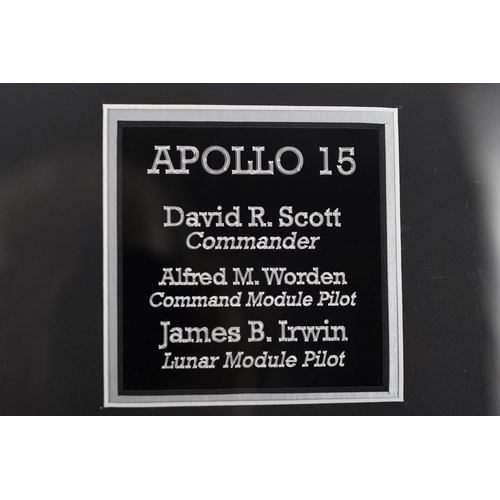 3 - Stunning Apollo Astronauts Presentation with 18 Original Signatures