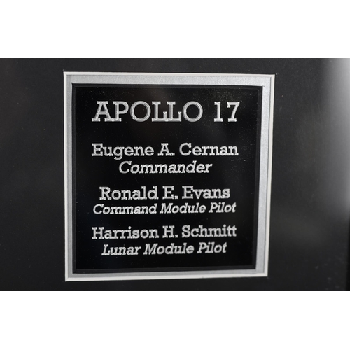 3 - Stunning Apollo Astronauts Presentation with 18 Original Signatures