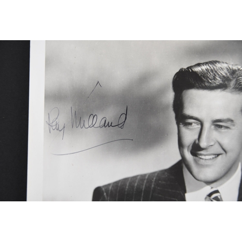 53 - RAY MILLAND Original signature