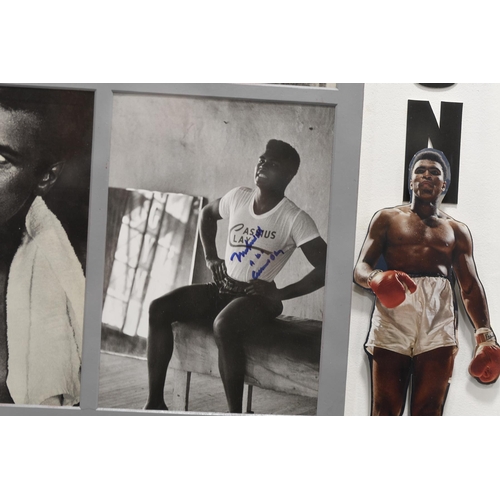 6 - Framed Muhammad Ali and Henry Cooper Presentation with Original Signatures